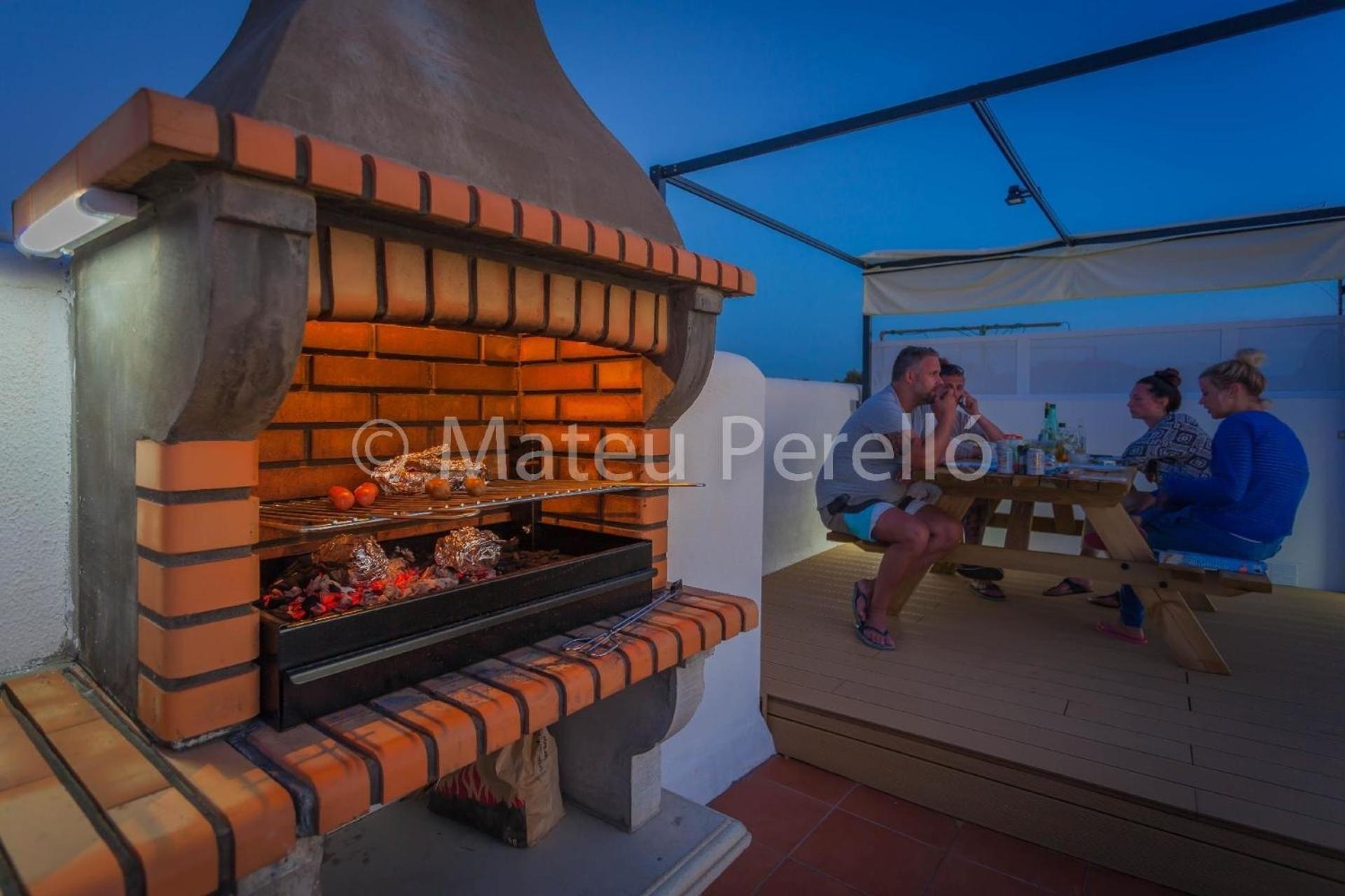Wohnung In Son Baulo Mit Terrasse, Garten Und Grill Can Picafort  Buitenkant foto