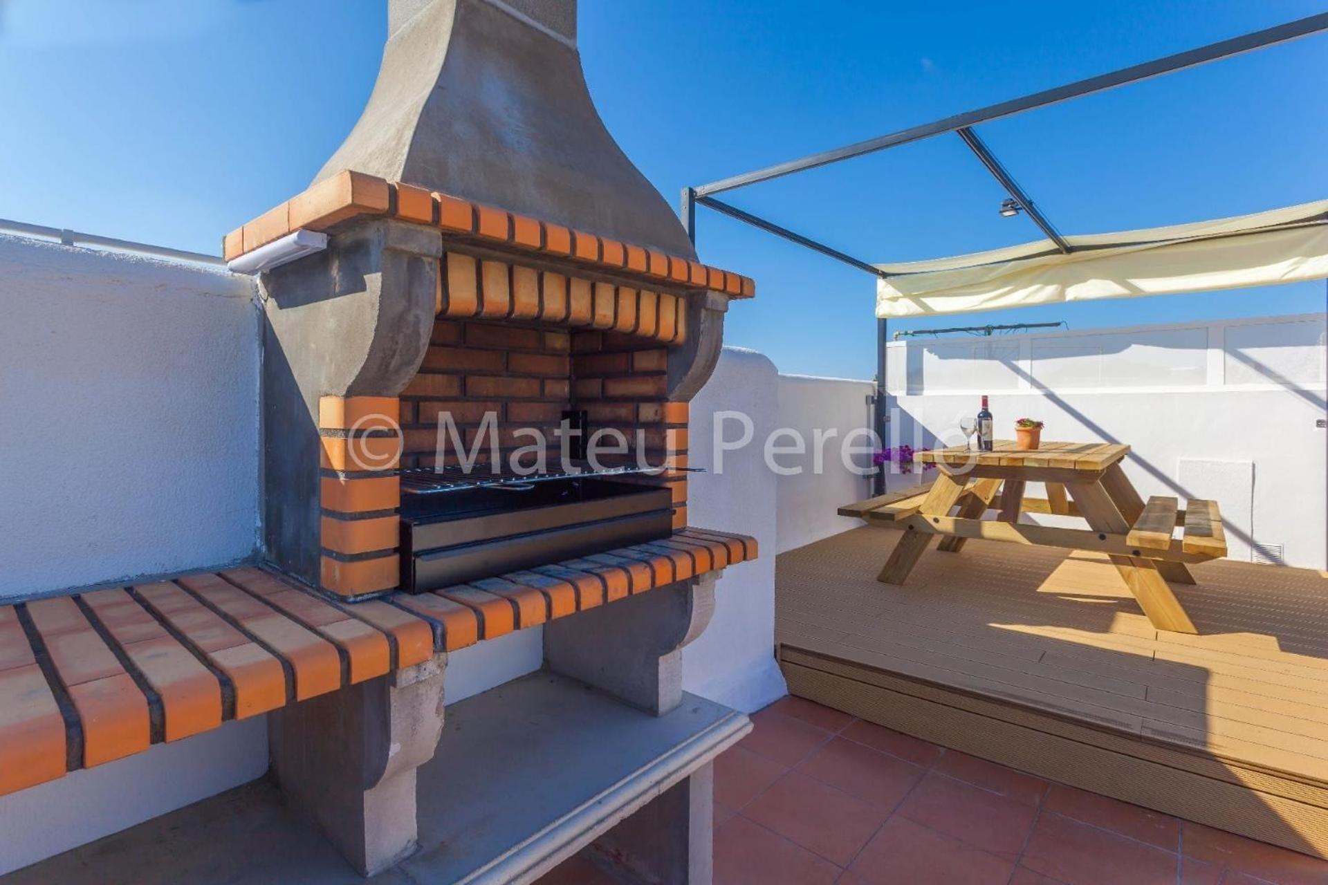 Wohnung In Son Baulo Mit Terrasse, Garten Und Grill Can Picafort  Buitenkant foto