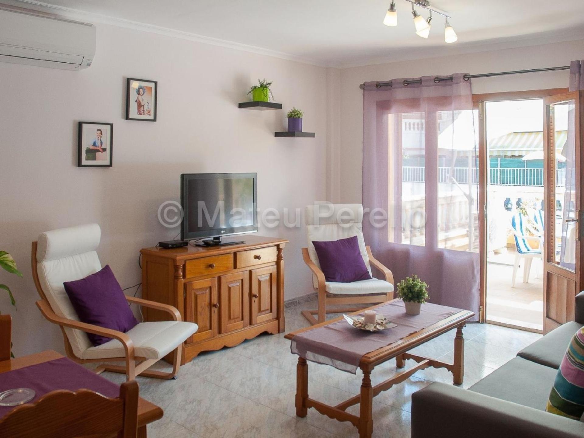 Wohnung In Son Baulo Mit Terrasse, Garten Und Grill Can Picafort  Buitenkant foto
