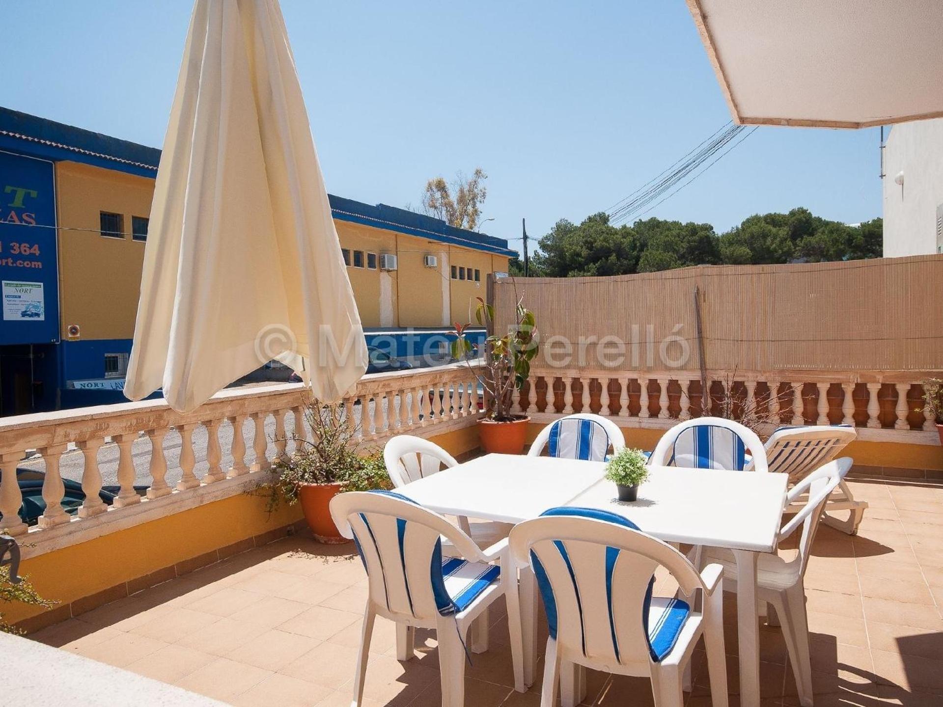 Wohnung In Son Baulo Mit Terrasse, Garten Und Grill Can Picafort  Buitenkant foto